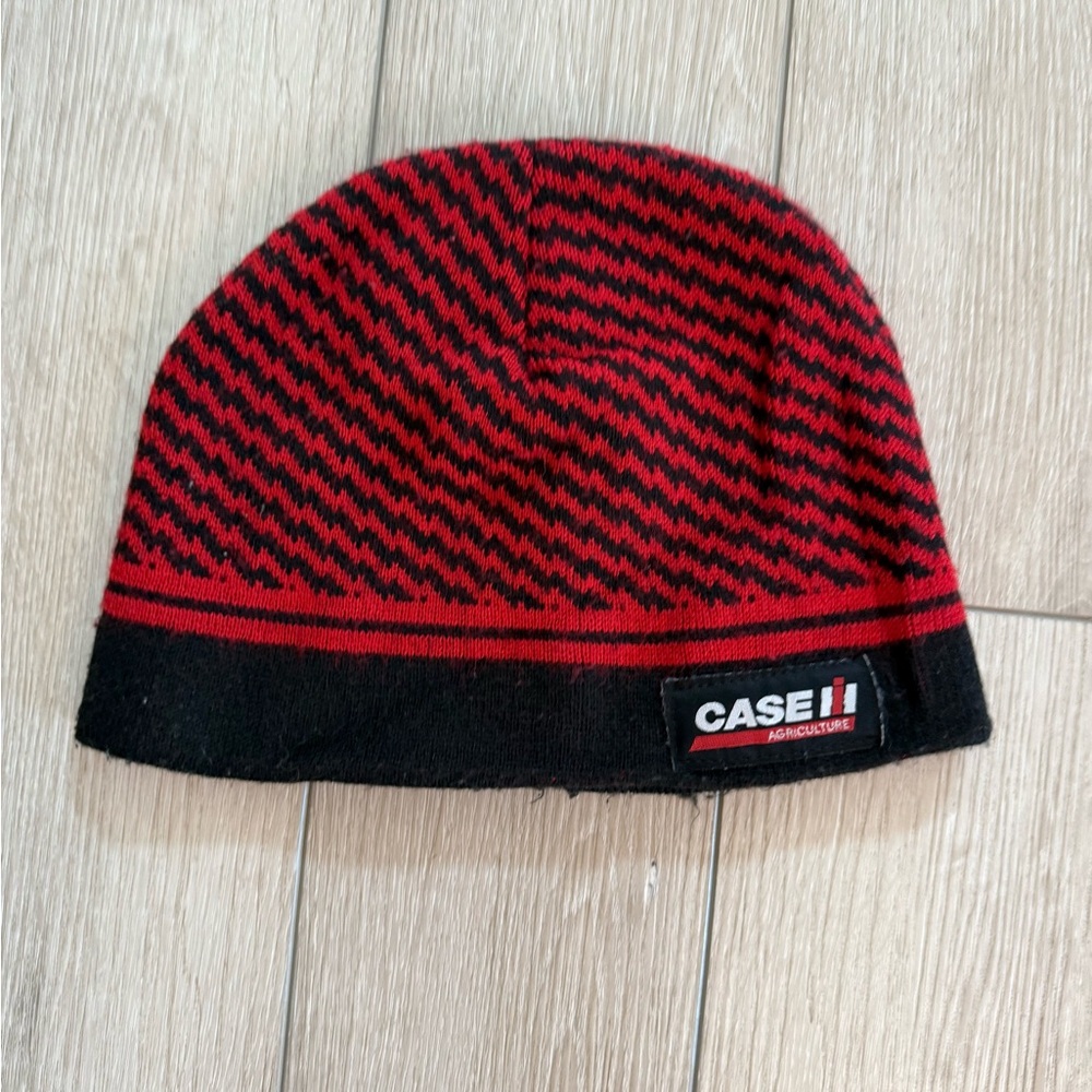 Case IH Red and Black Beanie